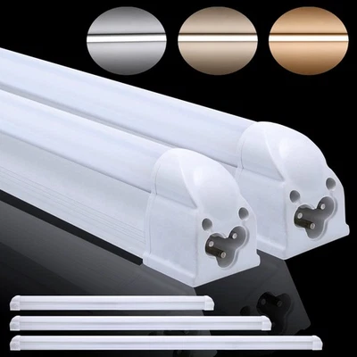 LED – Röhrenlampe T5 60, 90 oder 100 cm   KOMPLETT   Leuchte Unterbaulampe - Bild 1 von 4