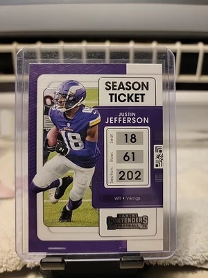 2021 Panini Contenders - Justin Jefferson #63 - Image 1 of 2