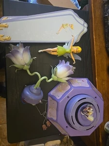 Vintage Disney Peter Pan Tinker Bell Ceiling Fan & Flower Light Kit Witb Bolts - Picture 1 of 24