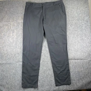 Lululemon Pants Men's 38 x 33 Gray Chino Golf Tapered 5 Pocket Athleisure - Picture 1 of 13