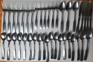 Rogers Co Stainless Flatware Cutlery Silverware Forks Spoons 40 Piece Set Korea - Picture 1 of 9