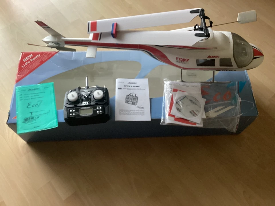 IKARUS ECO 7, RTF mit Sender Optic 6, Zub. OHNE Akku - Bild 1 von 3