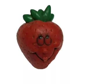 Gomma vintage fragola RUSS gomma non profumata anni 80 frutta con volto anni 80 - Foto 1 di 6