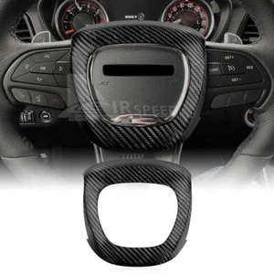 For Dodge Charger Durango Challenger REAL HARD Carbon Fiber Steering Wheel Cover - Bild 1 von 7