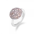 ER009 NEW Genuine Emozioni Sterling Silver Champag CZ Bouquet Ring Size N £89.95