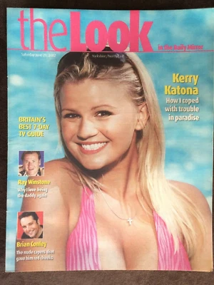 THE LOOK mag 29-June-2002 KERRY KATONA Niamh Cusack Ray Winstone Brian Conley UK - Image 1 of 2