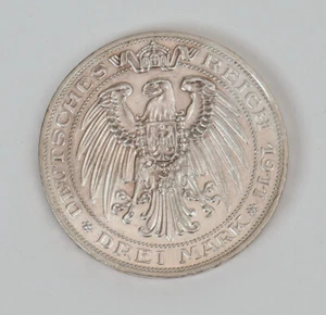 Deutsches Kaiserreich 3 Mark 1911 100 Jahre Universität Breslau A - vz - st - Bild 1 von 7