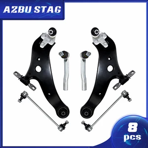 AzbuStag Control Arm Kit w/Tie Rod Sway Bar for 2008-18 Toyota Highlander -8Pcs - Picture 1 of 11