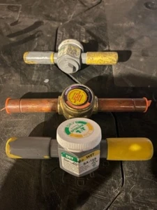 Lot of 3- NEW Sporlan SA-14S Moisture & Liquid Indicator - Emerson 1/2" OD - Picture 1 of 3