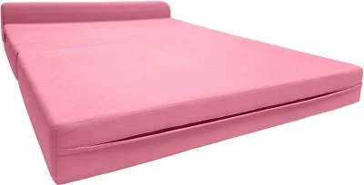 Pink Sleeper Chair Folding Foam Beds, Portable Sleepover Sofa Bed 6x48x 72 - Image 1 of 4