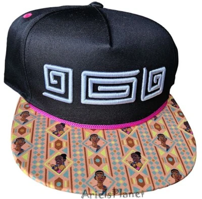 Disney Parks Iwájú Tola, Kole and Otin Allover Embroidered Baseball Hat Cap