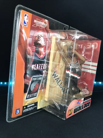Rasheed Wallace McFarlane NBA SportsPicks Series 3 VARIANT Black Jersey Figure Cover
