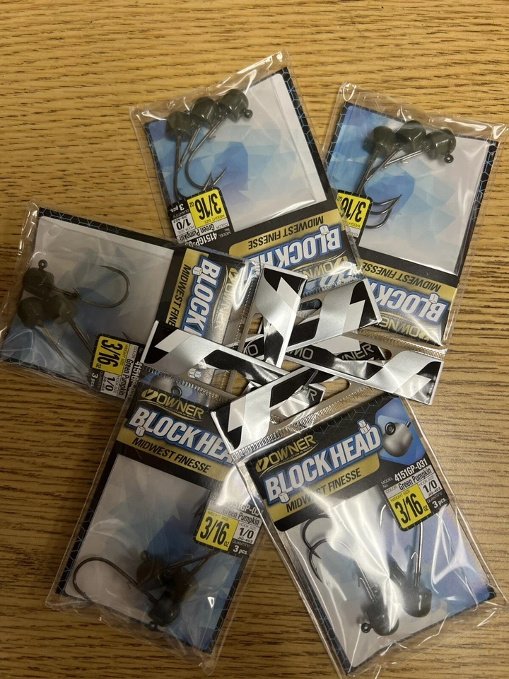 Plantilla cabeza bloque propietario cabezas temblorosas 5 paquetes 3/16 calabaza verde  Foto 1 de 1