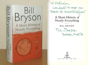 Bill Bryson - A Short History of Nearly Everything - Signed 1st/19th (First Ed) - Imagen 1 de 5