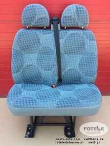Ford Transit MK7 2er bench double front passenger seat Sitzbank Bank Sitz - Bild 1 von 1