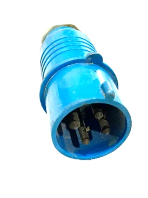 Hubbell 430P9 Pin & Sleeve Device Plug 30Amp 3Phase 250VAC USED. - Image 1 of 4