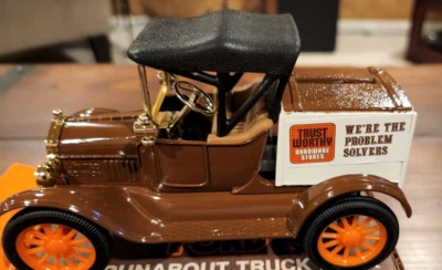 1988  ERTL Replica 1918 Ford Model T Runabout Trust Worthy Hardware 1/25 Diecast - Image 1 of 4