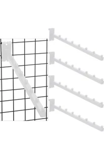 White   7-Ball Waterfall for Slatwall - Pack of 5 - Picture 1 of 7