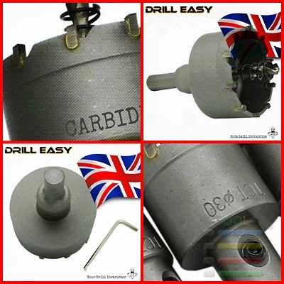 16 - 125mm TCT HSS Drill Bit Metal Wood Alloy Hole Saw Cutter Carbide Tip Drill  - Image 1 of 4
