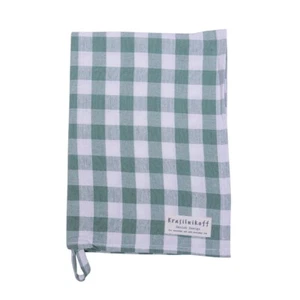 Krasilnikoff: Geschirrtuch Large Checkered Dusty Green 50 x 70 cm Tea Towel Karo - Bild 1 von 1