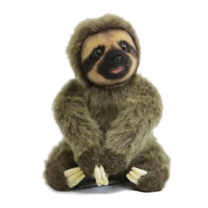 Hansa Sloth Jointed [22cm] Soft Plush Stuffed Animal Realistic Toy NEW