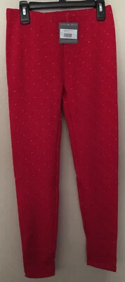 Eddie Bauer Sweatpants Kids Girl’s Size XL (16) Polka Dot Stretch NWT - Image 1 of 4
