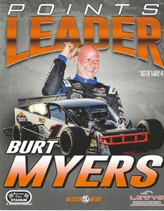 2024/25 BURT MYERS #1 MODIFIED TOUR "POINTS LEADER" BOWMAN GRAY POSTCARD! B/B! - Picture 1 of 1