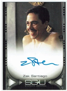 Stargate Universe Season 2 Autograph Card Zak Santiago as Rivers - Picture 1 of 2