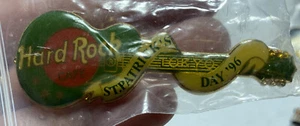 1996 Hard Rock Cafe Tokyo Guitar Pin St Patrick's Day HRC Japan Patricks LE '96 - Picture 1 of 2