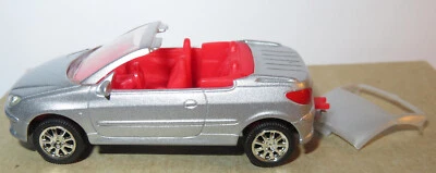 NOREV 3 INCHES 1/64 PEUGEOT 206 CC GRISE 138 CV 205 KMH no box