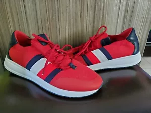 Tommy Hilfiger Women's Red Sneackers Shoes Size 11M - Picture 1 of 8