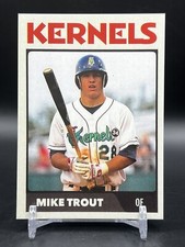 2010 Mike Trout Cedar Rapids Kernels Minor League Rookie #28 Top Prospect SP
