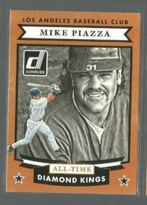  2015 Donruss All Time Diamond Kings #22 Mike Piazza (ref 66726)