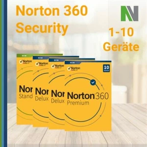 Norton 360 Security 1 3 5 10 PC Urządzenia 1 rok Deluxe Premium Standard - Zdjęcie 1 z 1