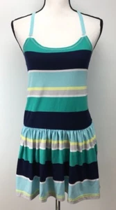 Abound Dress Junior Racerback Scoop Neck Sleeveless Drop Ruffle Waist  - Picture 1 of 3