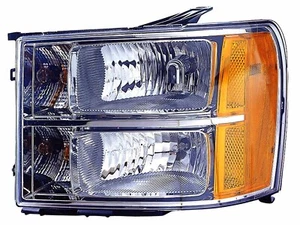 For 2007-2013 Sierra Truck Headlight Lamp 1500 2500HD 3500HD Driver Left LH CAPA - Picture 1 of 4