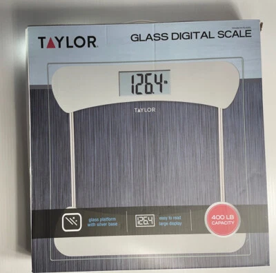 Escala digital Taylor Glass 400lb capacidad modelo 7549 Foto 1 de 4