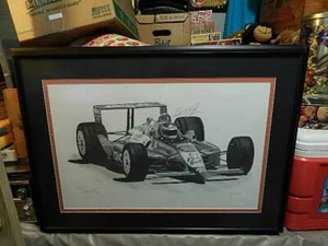 David Gray [#185/500] Signed Print ~ Scott Brayton ~ F1 INDY Racing Art ~ Ltd - Picture 1 of 12