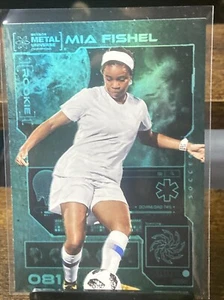 2023 Skybox Metal Universe Champions Aqua - 081 Mia Fishel - Soccer - Bild 1 von 3