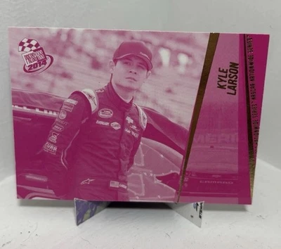 2014 Press Pass - NASCAR Series Kyle Larson #50 Color Proof Magenta RC - Image 1 of 2