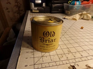 EMPTY Old Briar Pipe Mixture Tin United States Tobacco Company Lev-a-lift Lid - Picture 1 of 9