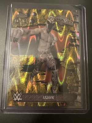 2025 Topps Chrome WWE Cactus Jack Axiom Gold RayWave Refractor /50 - Image 1 of 2