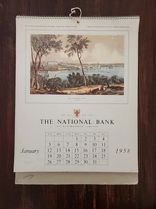 The National Bank Of Australia Limited Calendar 1958, Federation 100 years - Bild 1 von 7