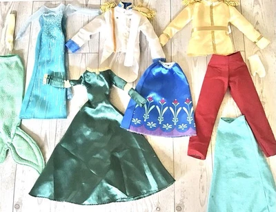 Disney Princess & Prince Doll Clothes Lot Assorted Sizes TLC - Image 1 of 4