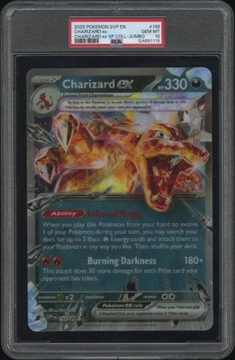 PSA 10 Charizard Ex SVP-EN #196 Jumbo Linticular Promo Special Pokemon Card - Image 1 of 2