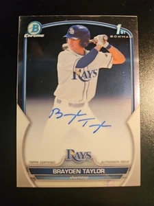 2023 Bowman Draft - Chrome Prospect Autographs Brayden Taylor #CDA-BT - Picture 1 of 2