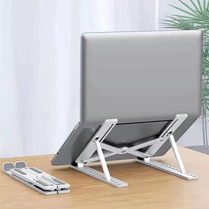 Universal Laptop Stand Adjustable Notebook Holder For Macbook Non-slip Foldable - Afbeelding 1 van 15