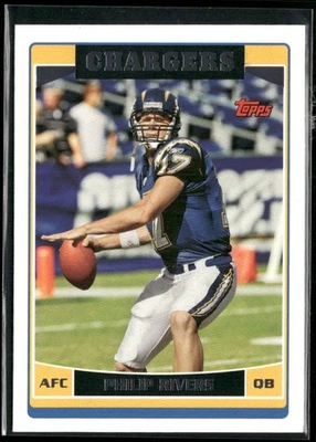 2006 Topps Philip Rivers Football Card #117 San Diego Chargers - Image 1 of 2