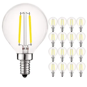 16x Luxrite LED G16.5 Globe Bulb 4W (40W Equivalent) Warm White 400lm E12 Base - Picture 1 of 7