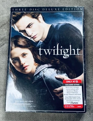 Twilight DVD, 2009, 3-Disc Deluxe Edition Target Exclusive w/ Bonus/Digital Copy Foto 1 de 4